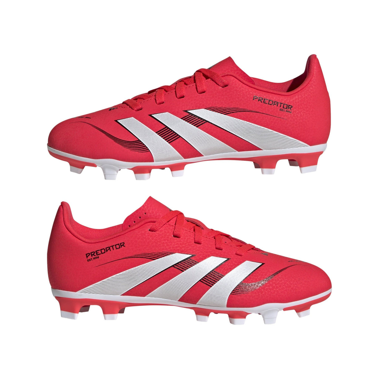 adidas Predator Club Firm/Multi - Ground Boots Junior Red/White - Best Buy Soccer