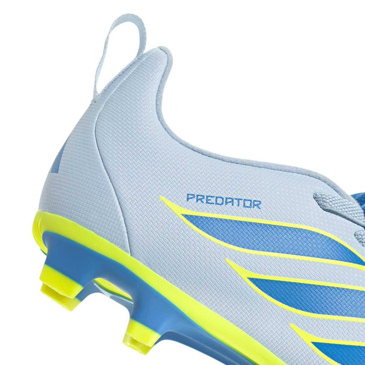adidas Predator Club Fold-Over Tongue Elastic Laces FG/MG Firm Ground/Multi Ground Youth Soccer Cleats - Sky/Blue/Yellow - Best Buy Soccer