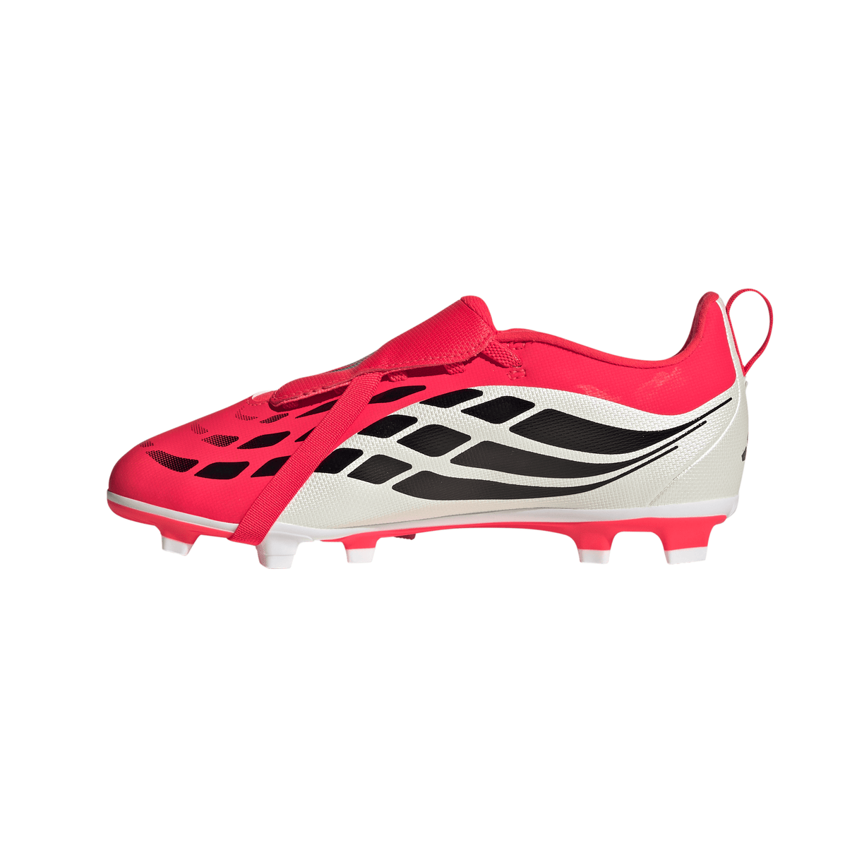 adidas Predator Club Fold-Over Tongue Elastic Laces FG/MG Youth Soccer Cleats - Red/Black/White - Best Buy Soccer