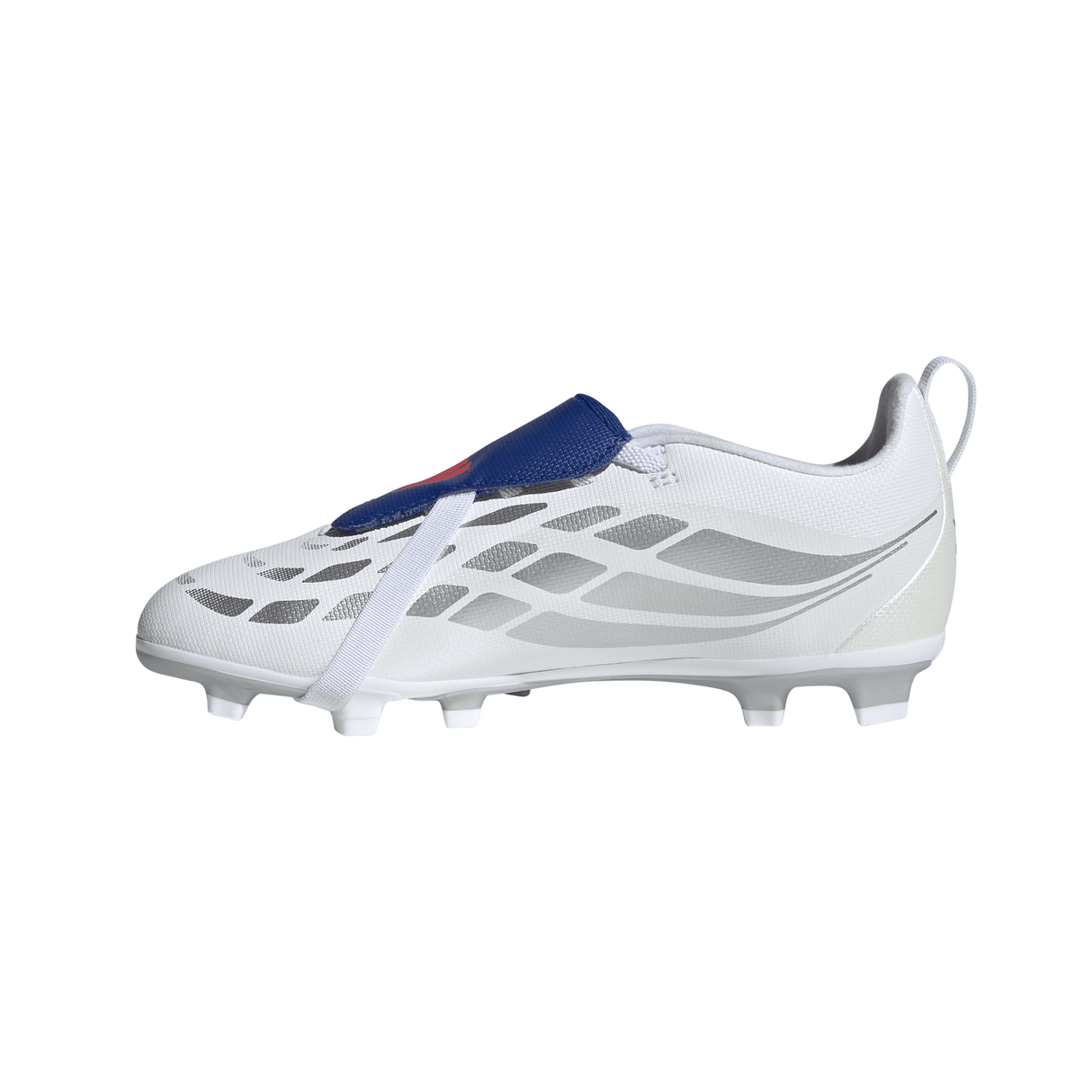 adidas Predator Club Fold-Over Tongue Elastic Laces Firm Ground/Multi Ground Youth Soccer Cleats - White - Best Buy Soccer