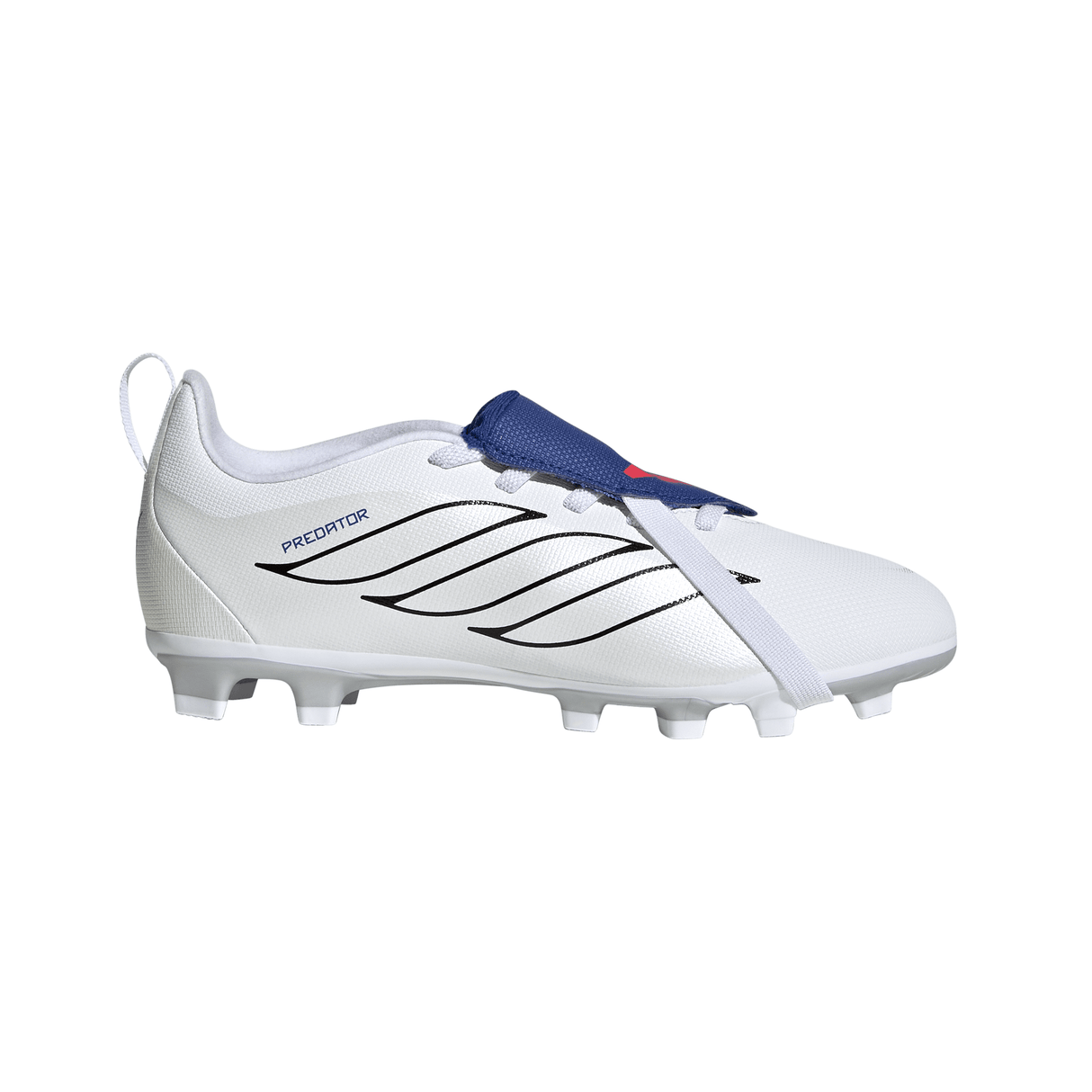 adidas Predator Club Fold-Over Tongue Elastic Laces Firm Ground/Multi Ground Youth Soccer Cleats - White - Best Buy Soccer