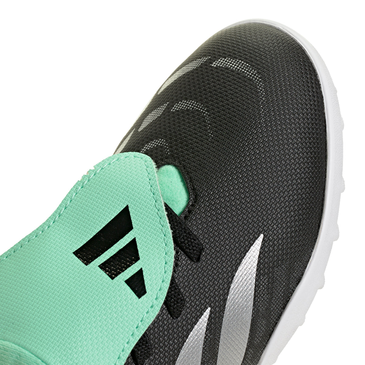 adidas Predator Club Fold-Over Tongue Elastic Laces TF Turf Youth Soccer Cleats - Black/Silver - Best Buy Soccer