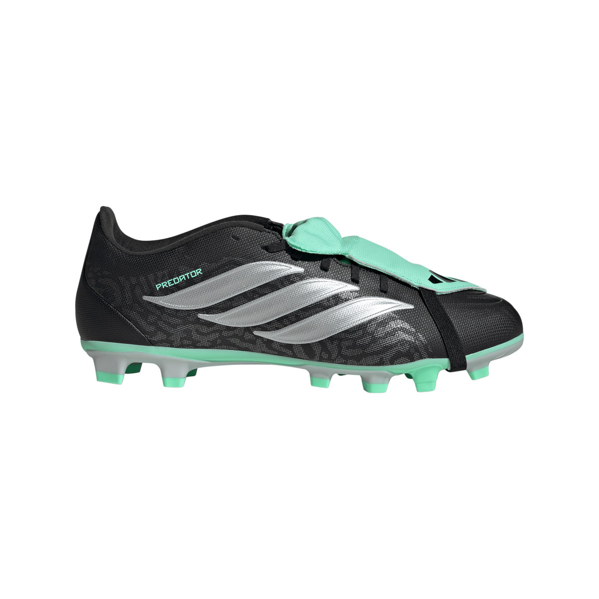 adidas Predator Club Fold-Over Tongue FG/MG Firm Ground/Multi Ground Men's Soccer Cleats - Black/Silver - Best Buy Soccer