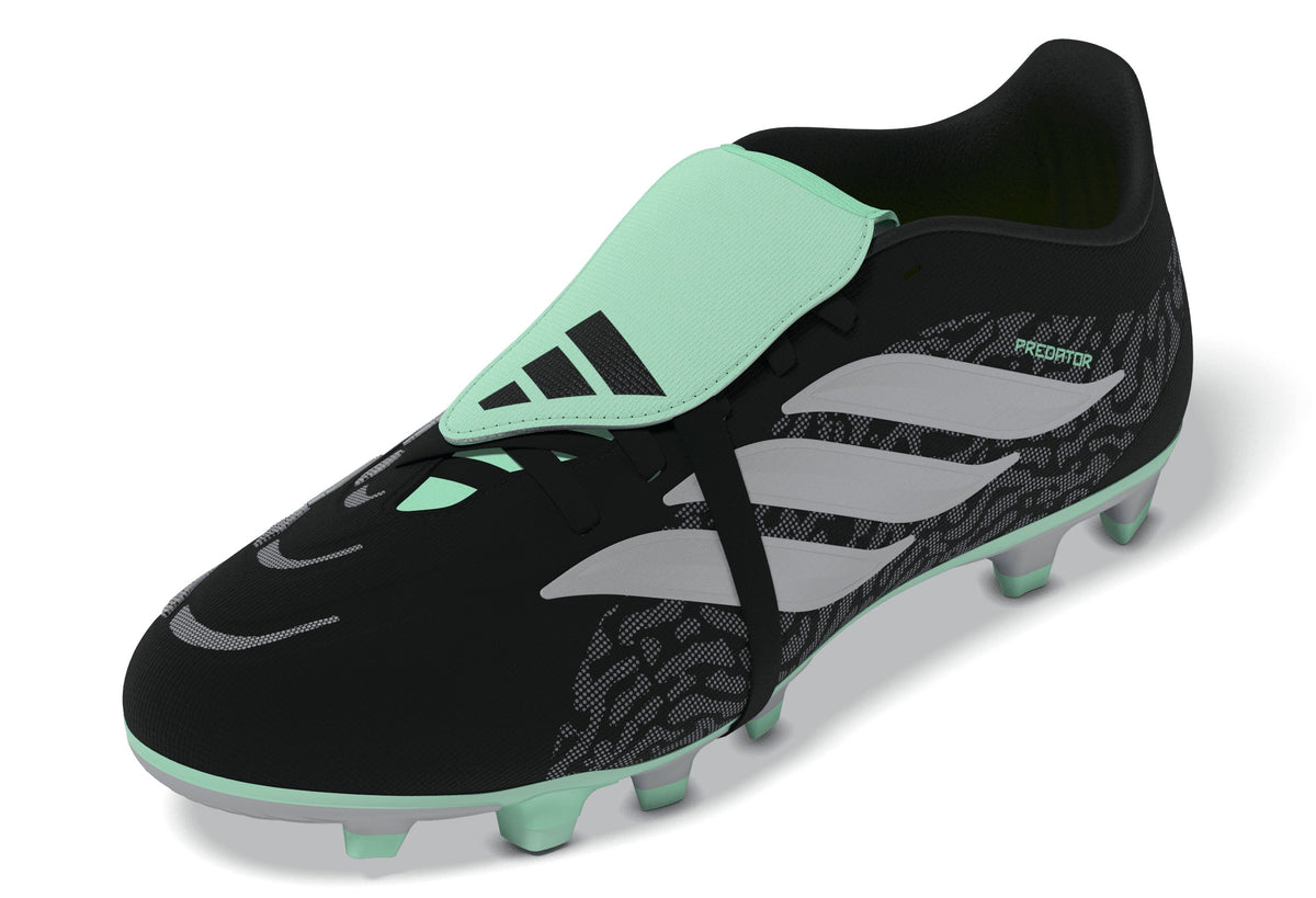 adidas Predator Club Fold-Over Tongue FG/MG Firm Ground/Multi Ground Men's Soccer Cleats - Black/Silver - Best Buy Soccer