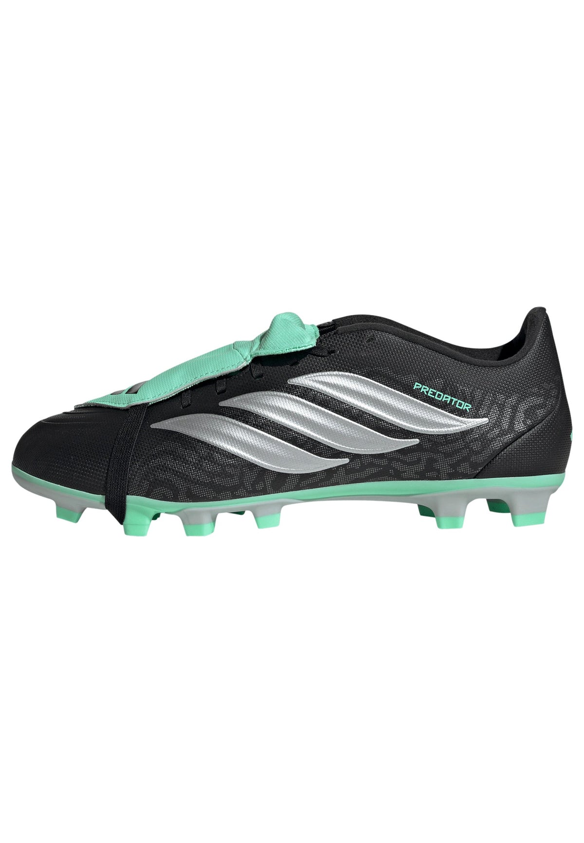 adidas Predator Club Fold-Over Tongue FG/MG Firm Ground/Multi Ground Men's Soccer Cleats - Black/Silver - Best Buy Soccer