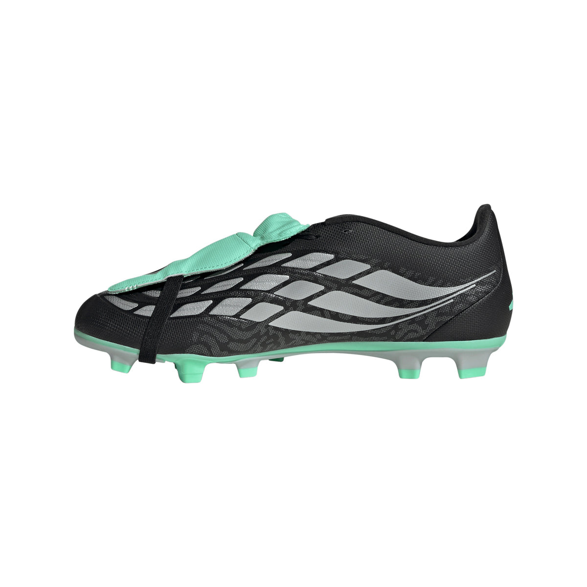 adidas Predator Club Fold-Over Tongue FG/MG Firm Ground/Multi Ground Men's Soccer Cleats - Black/Silver - Best Buy Soccer