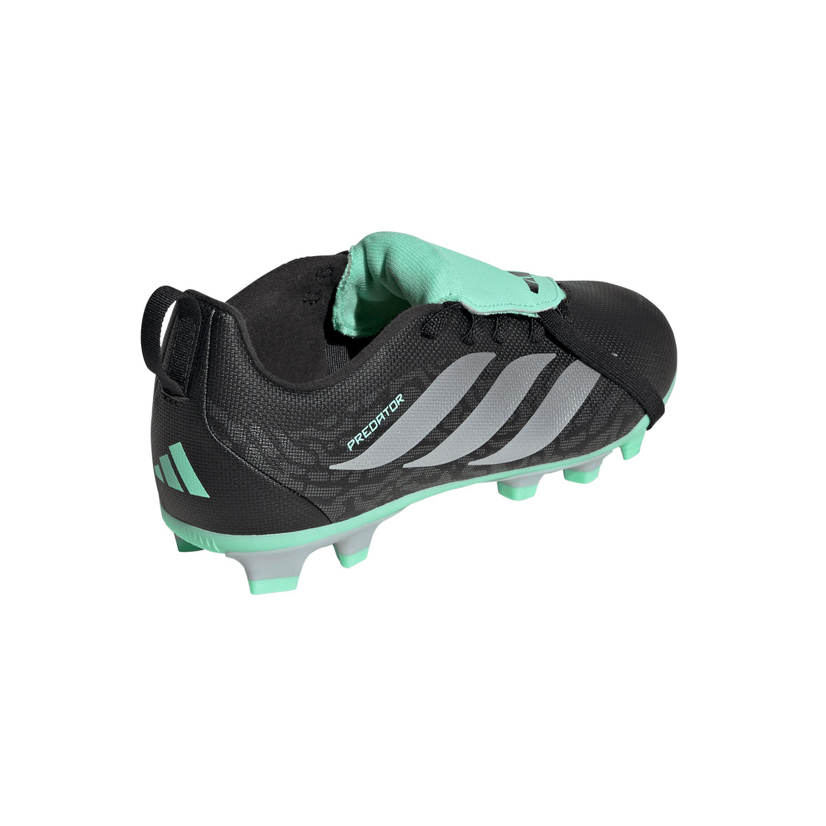 adidas Predator Club Fold-Over Tongue FG/MG Firm Ground/Multi Ground Youth Soccer Cleats - Black/Silver - Best Buy Soccer