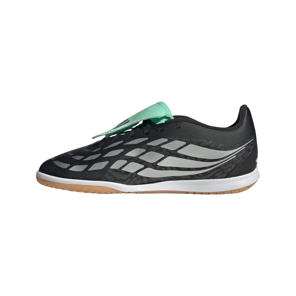 adidas Predator Club Fold-Over Tongue Sala IN Indoor Youth Soccer Shoes - Black/Silver/Mint - Best Buy Soccer