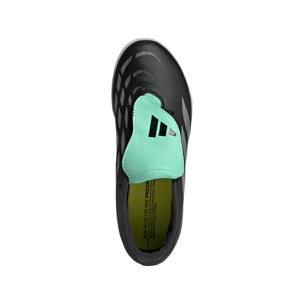 adidas Predator Club Fold-Over Tongue Sala IN Indoor Youth Soccer Shoes - Black/Silver/Mint - Best Buy Soccer