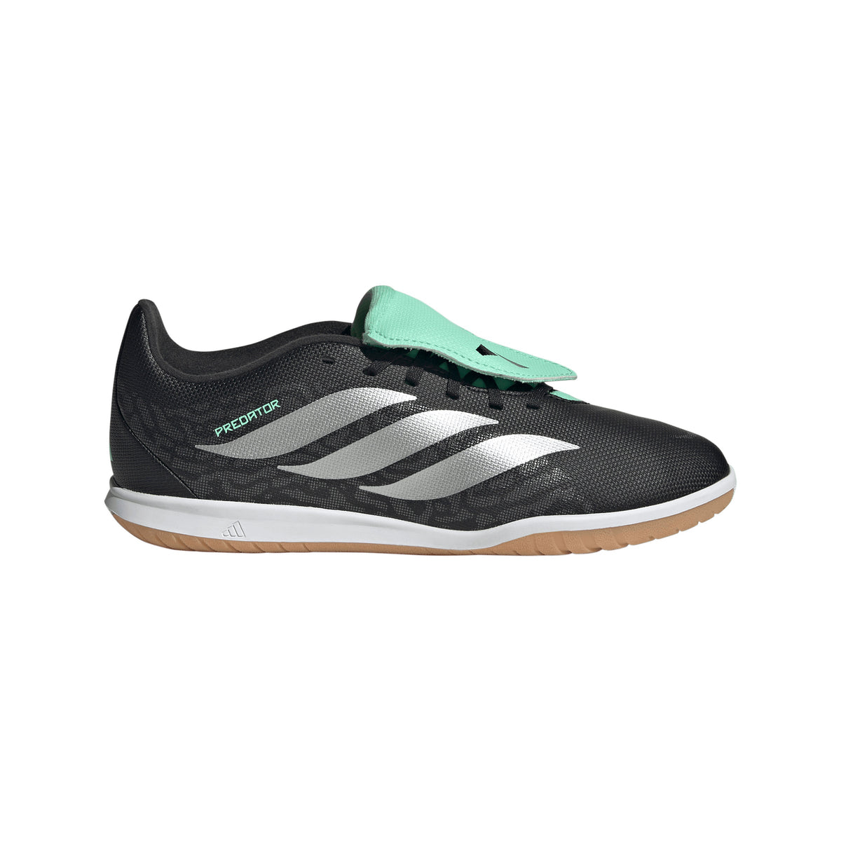 adidas Predator Club Fold-Over Tongue Sala IN Indoor Youth Soccer Shoes - Black/Silver/Mint - Best Buy Soccer
