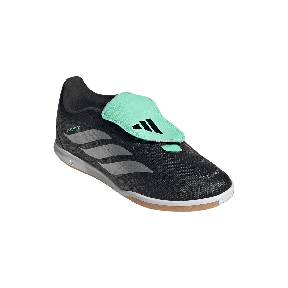 adidas Predator Club Fold-Over Tongue Sala IN Indoor Youth Soccer Shoes - Black/Silver/Mint - Best Buy Soccer