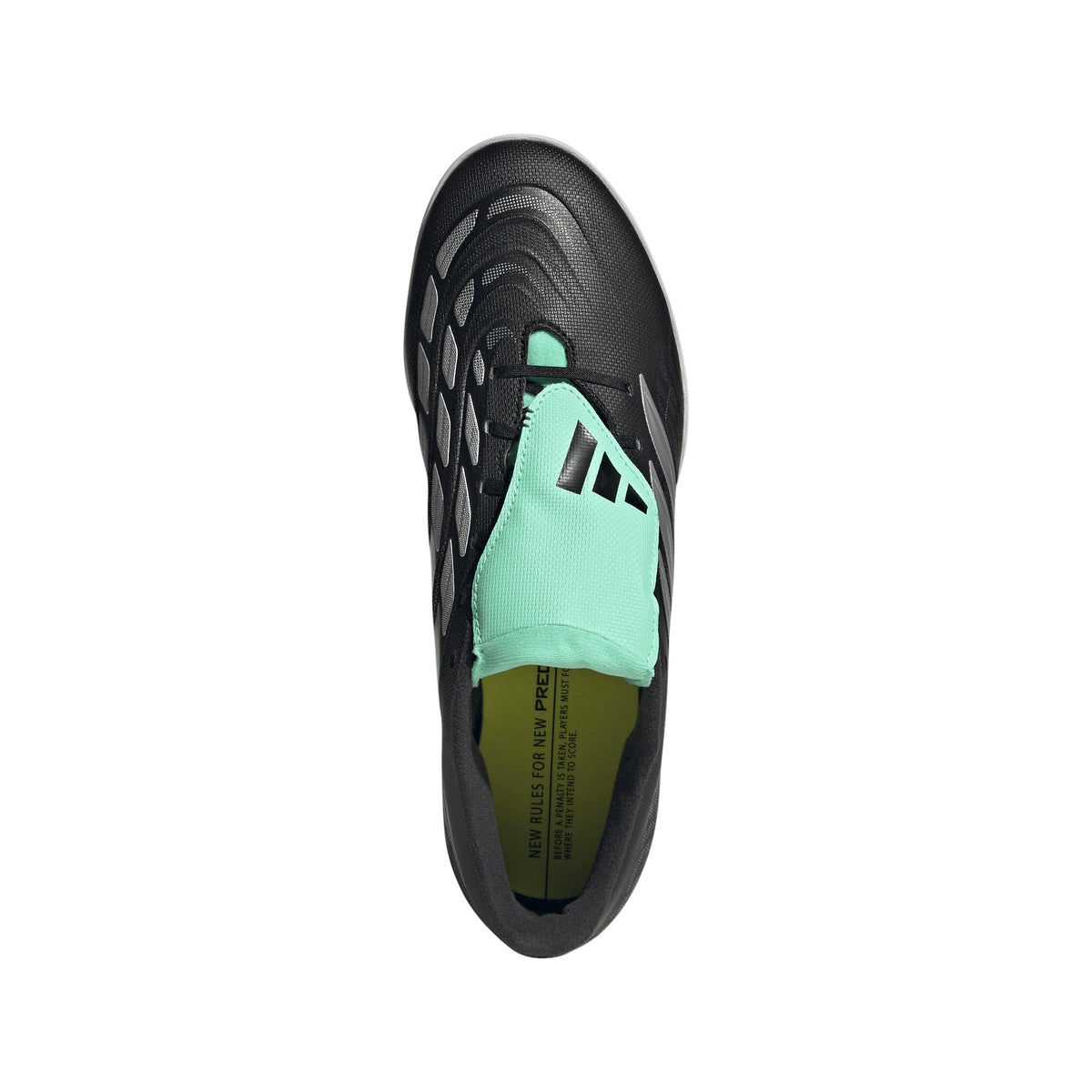 adidas Predator Club Fold-Over Tongue TF Turf Men's Soccer Cleats - Black/Silver - Best Buy Soccer