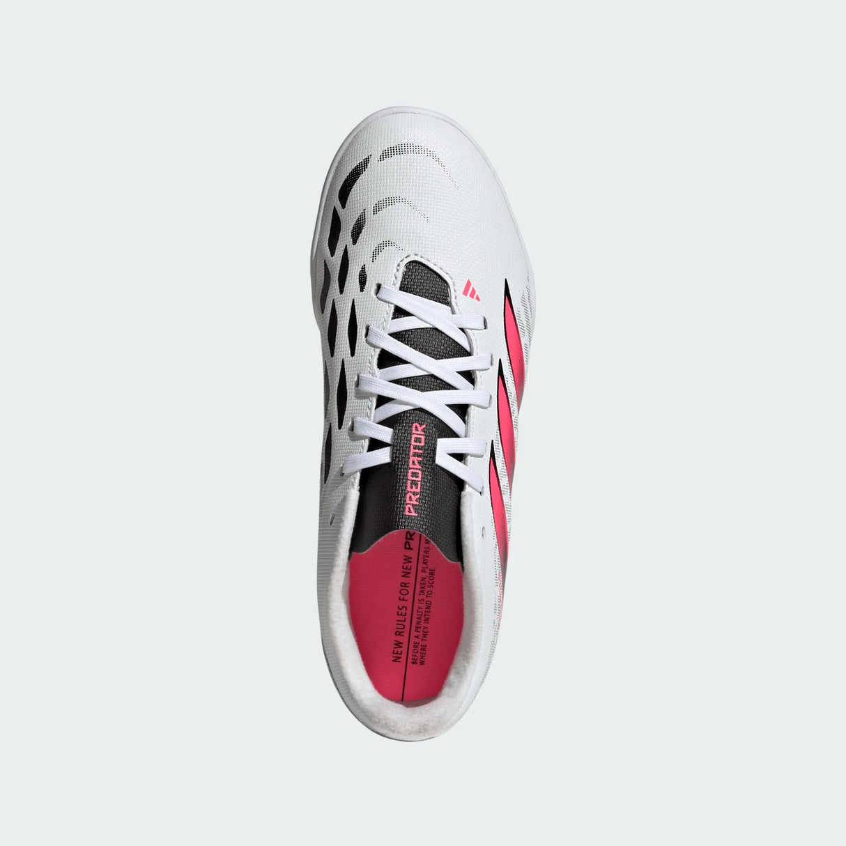 adidas Predator Club Sala Indoor Youth Soccer Shoes - White/Black - Best Buy Soccer