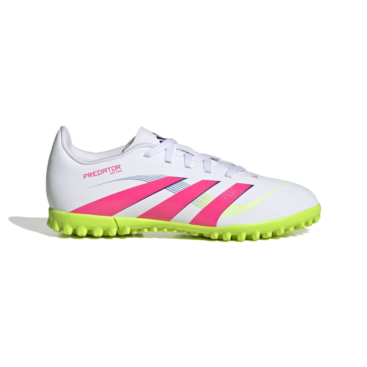 adidas Predator Club Turf Boots Junior White/Pink - Best Buy Soccer