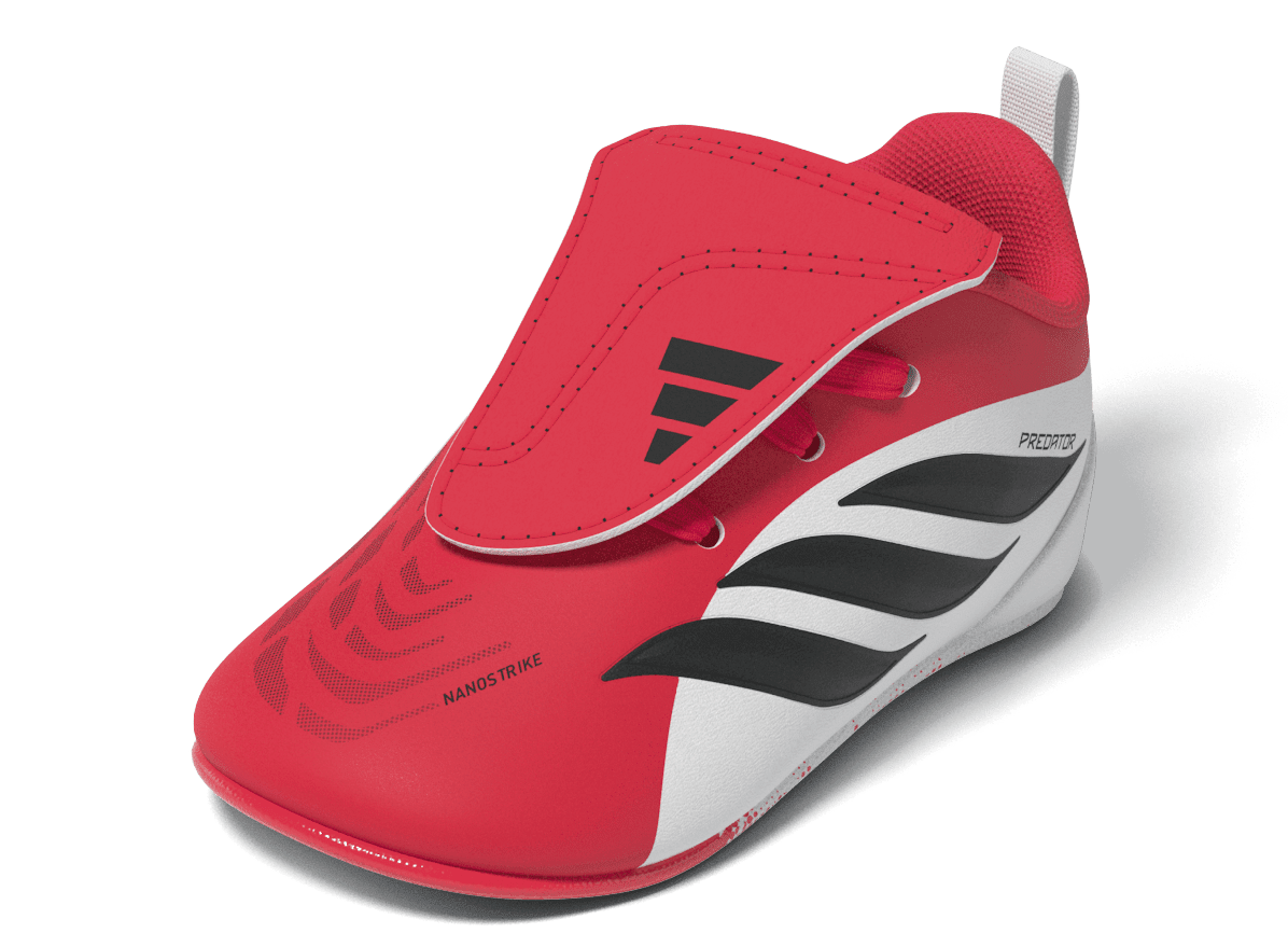 adidas Predator Crib Youth Shoes - Red/Black/White - Best Buy Soccer