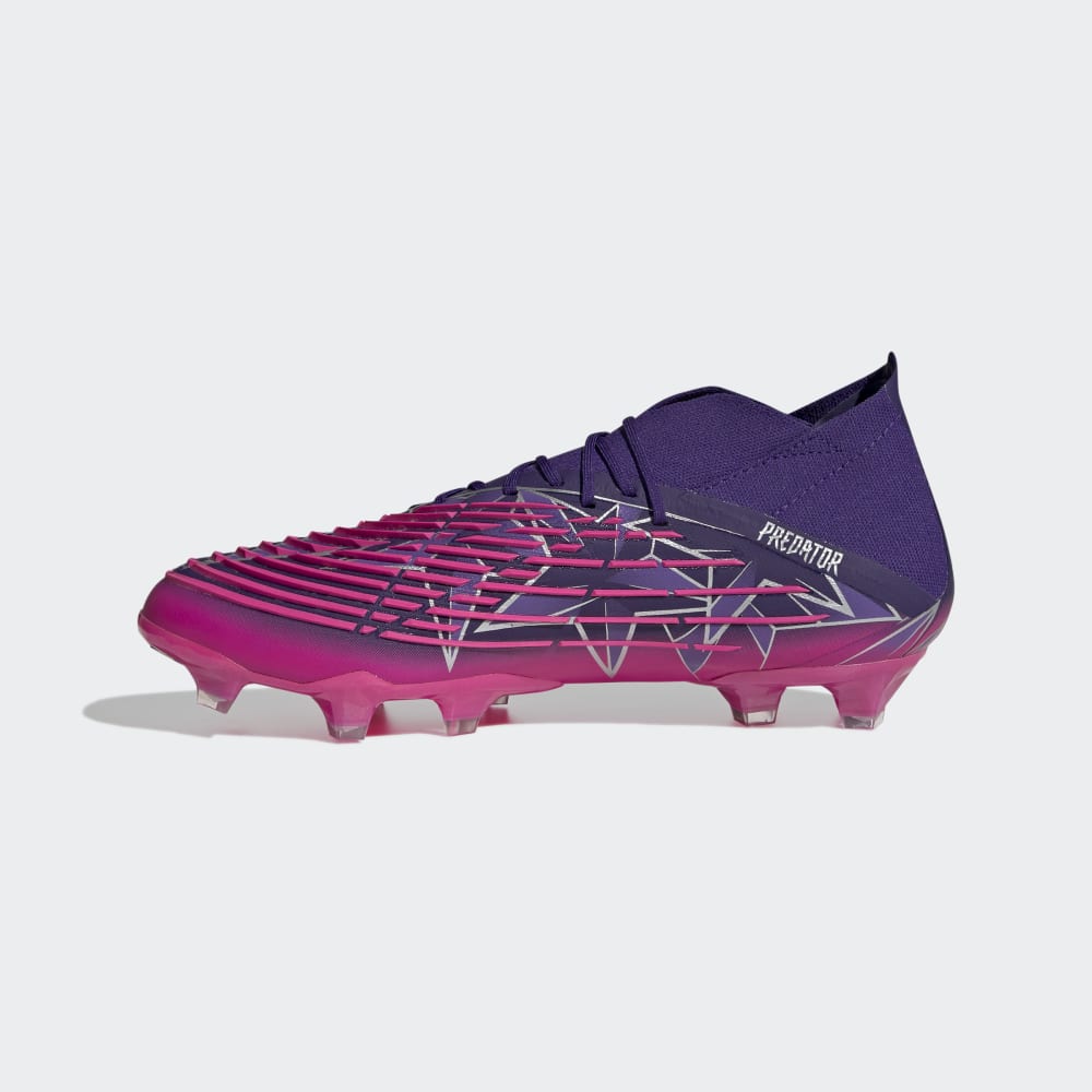 adidas Predator Edge.1 FG Firm Ground Boots College Purple/Silver Metallic/Shock Pink - Best Buy Soccer