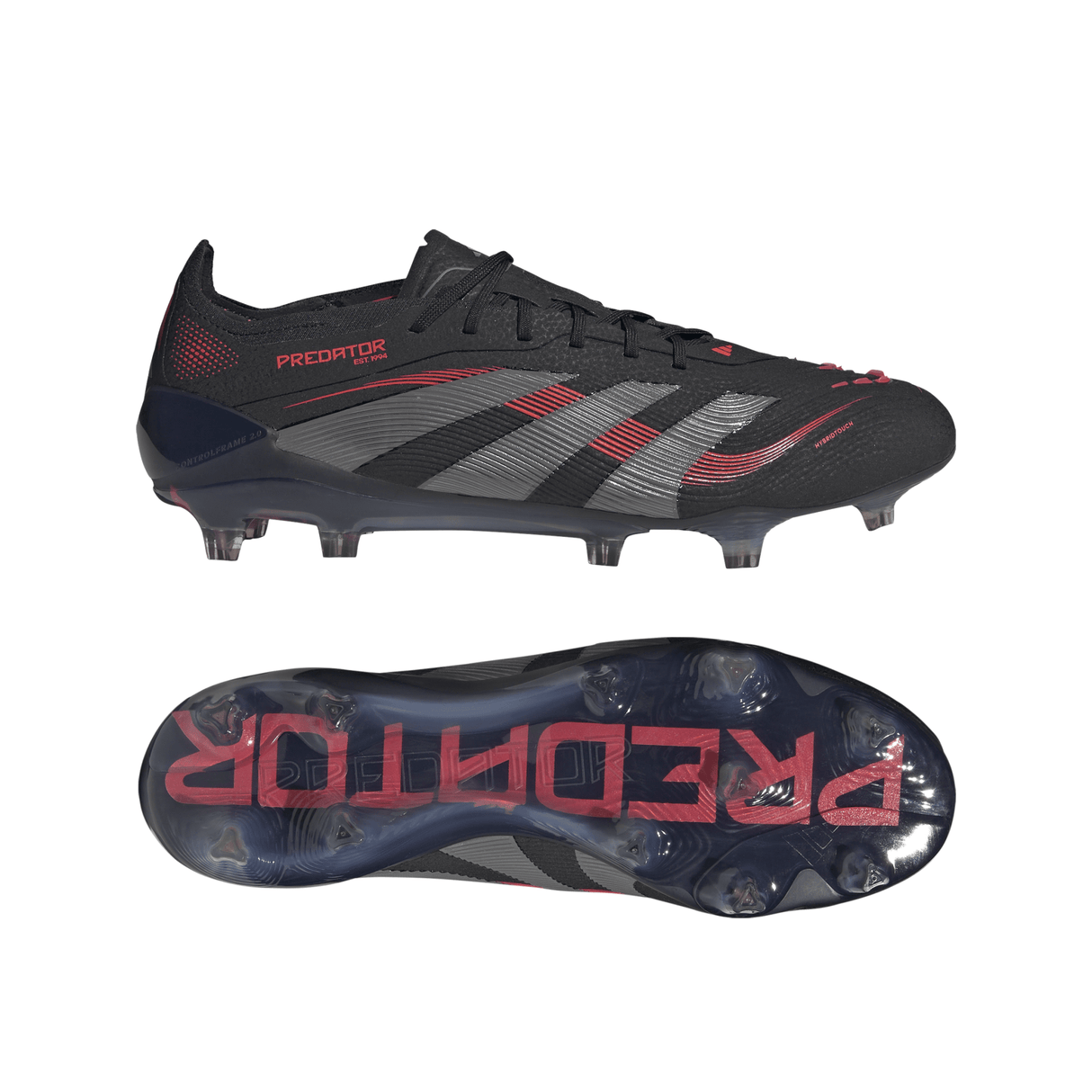 adidas Predator Elite Firm Ground Boots Black/Red - Best Buy Soccer
