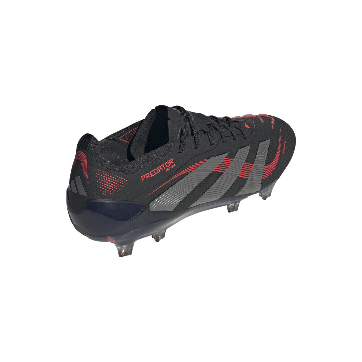 adidas Predator Elite Firm Ground Boots Black/Red - Best Buy Soccer