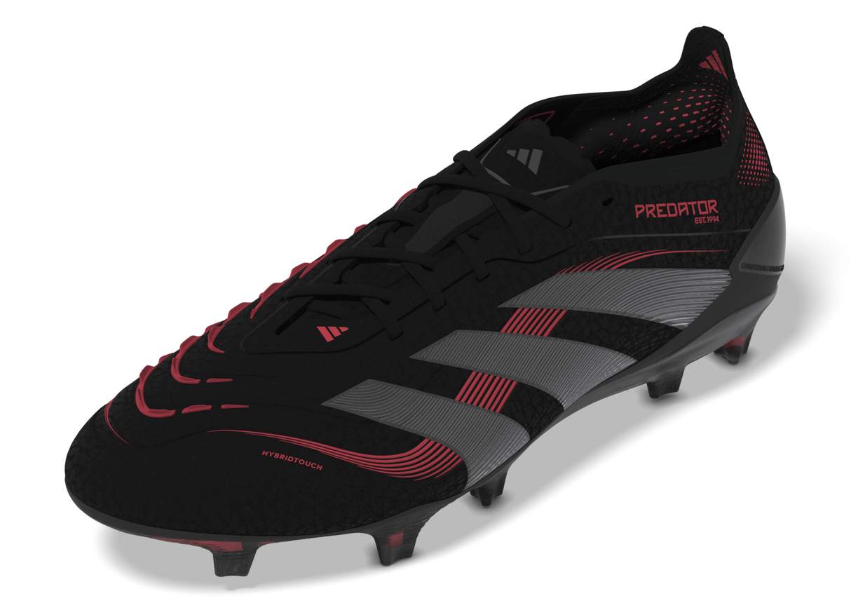 adidas Predator Elite Firm Ground Boots Black/Red - Best Buy Soccer