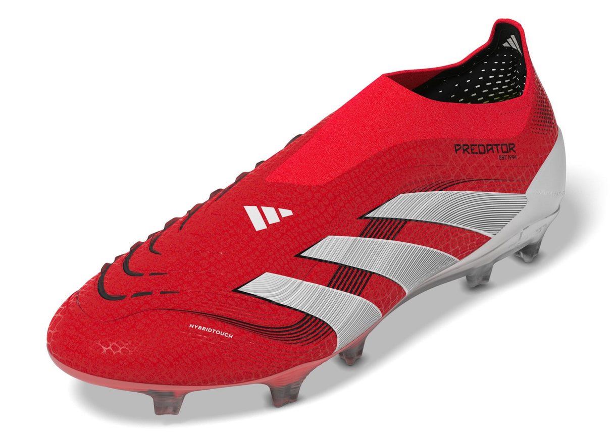 adidas Predator Elite Firm Ground Boots Red/White - Best Buy Soccer