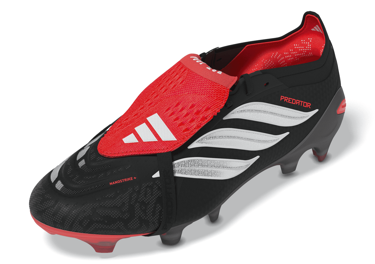 adidas Predator Elite Fold-Over Tongue FG Firm Ground Men´s Soccer Cleats - Black/White - Best Buy Soccer