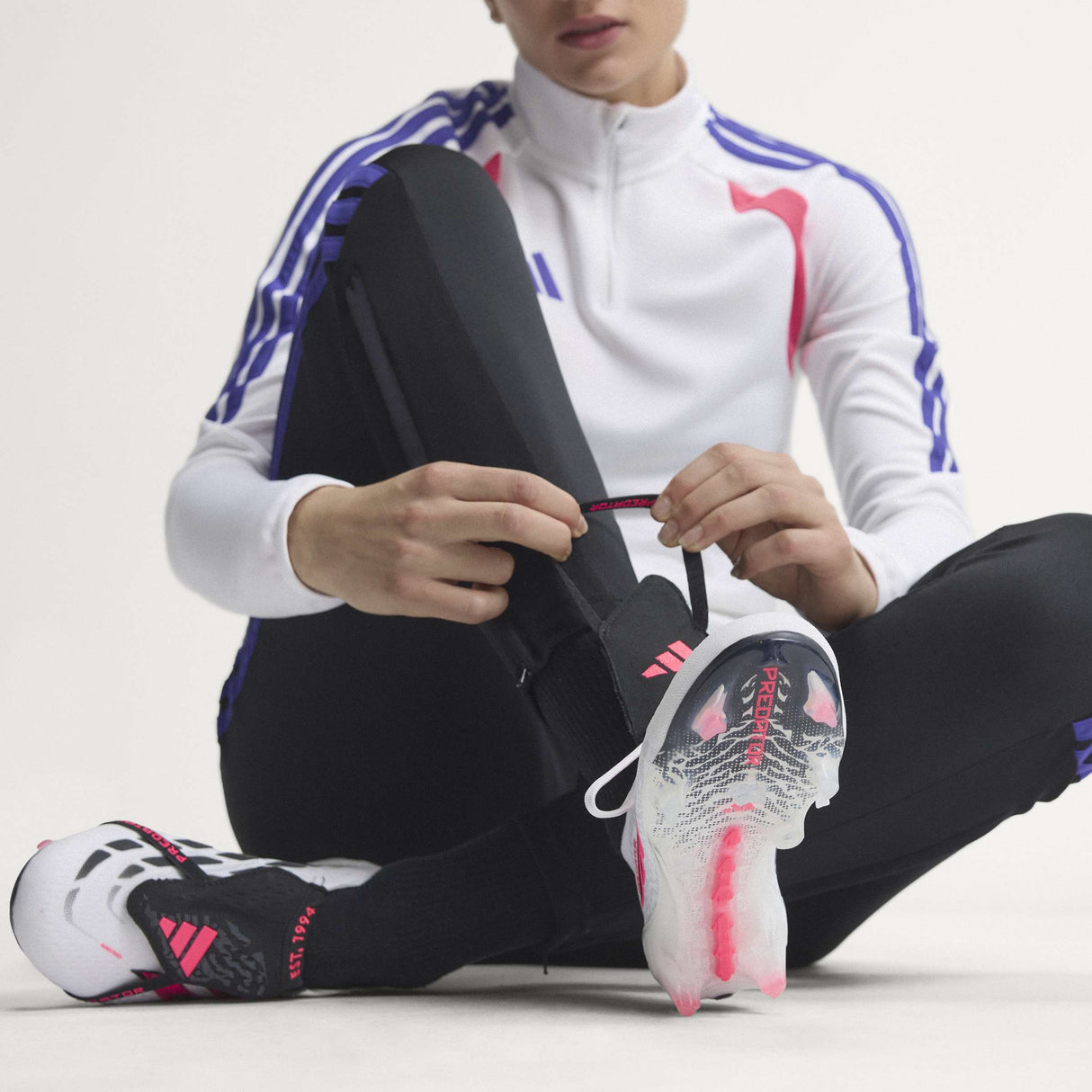 adidas Predator Elite Fold-Over Tongue Firm Ground Men's Soccer Cleats - White/Black - Best Buy Soccer