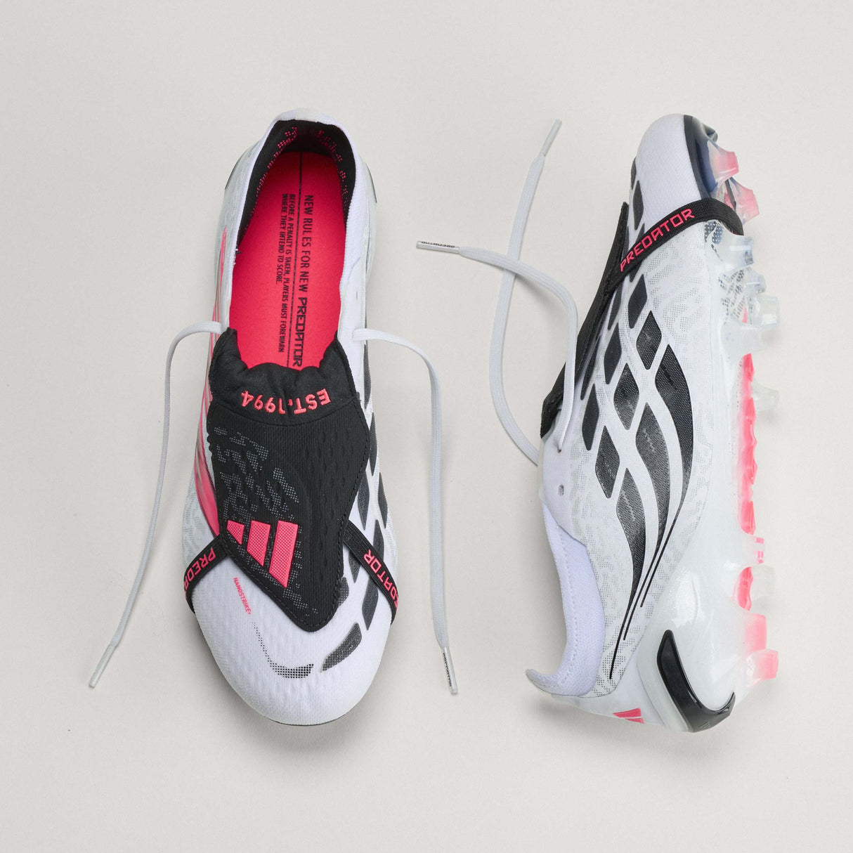 adidas Predator Elite Fold-Over Tongue Firm Ground Men's Soccer Cleats - White/Black - Best Buy Soccer