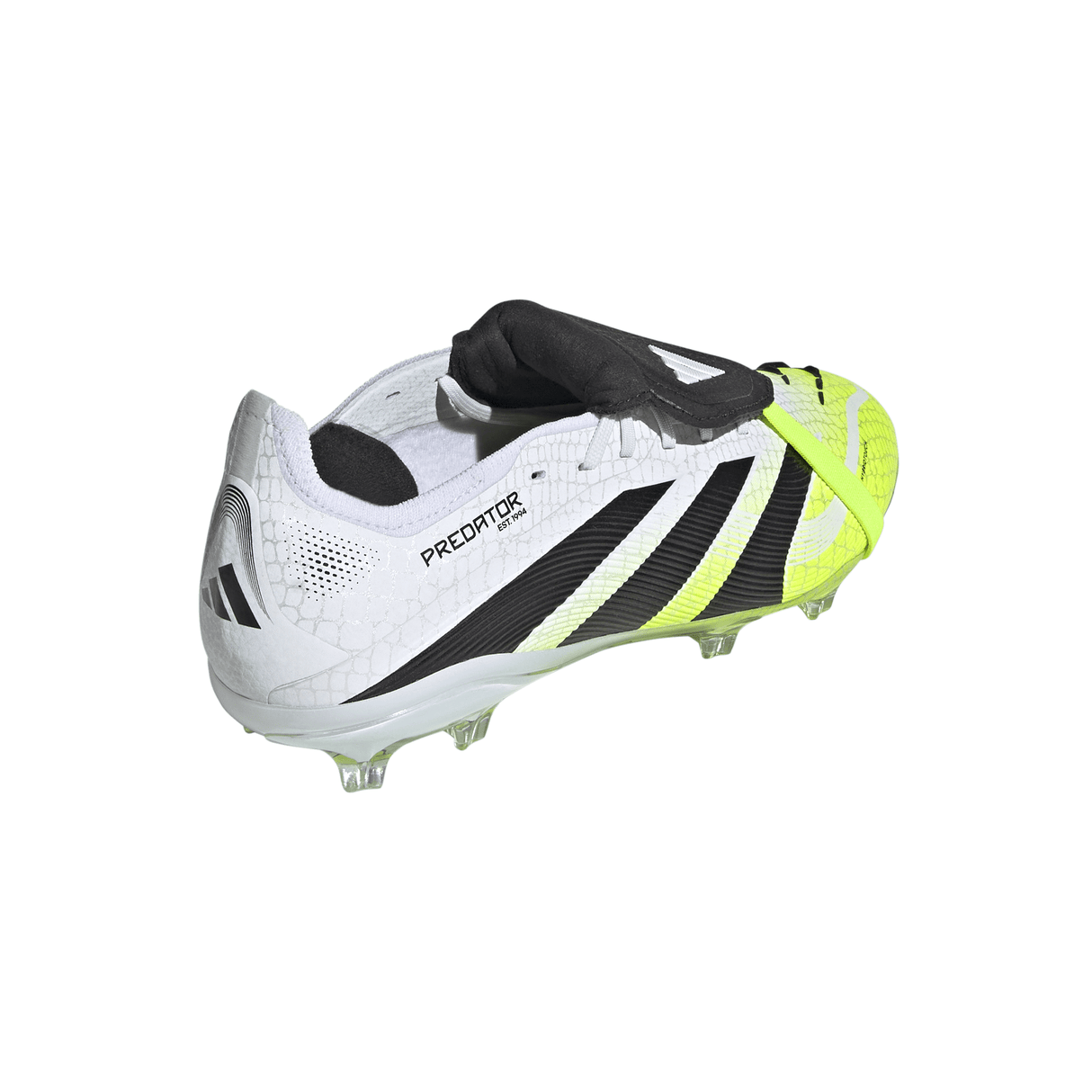 adidas Predator Elite Fold - Over Tongue Youth Firm Ground Soccer Cleats - White/Black - Best Buy Soccer