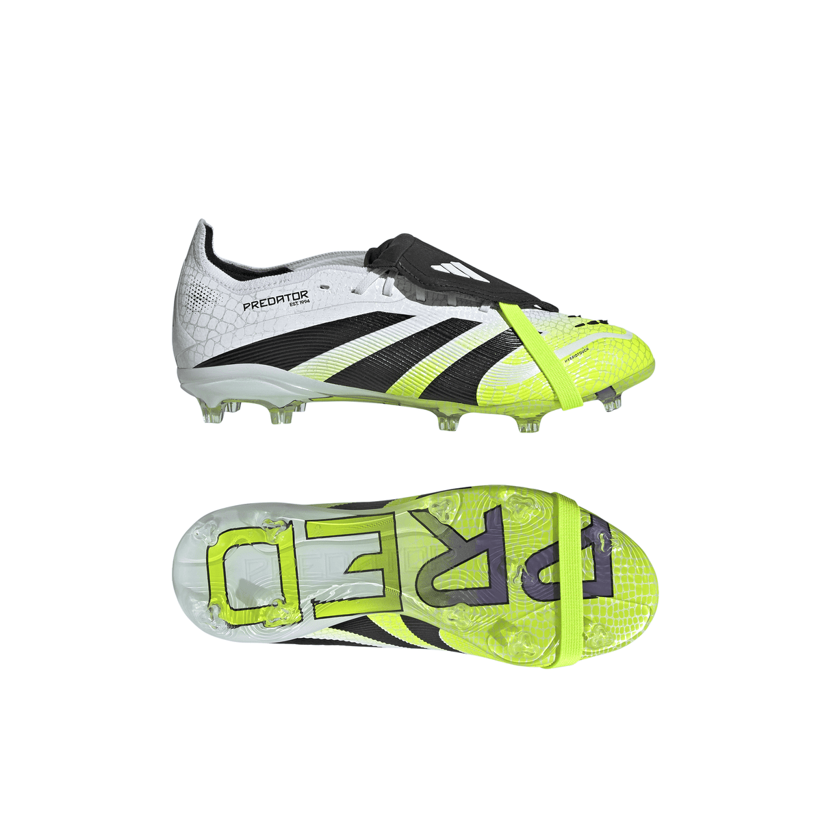 adidas Predator Elite Fold - Over Tongue Youth Firm Ground Soccer Cleats - White/Black - Best Buy Soccer