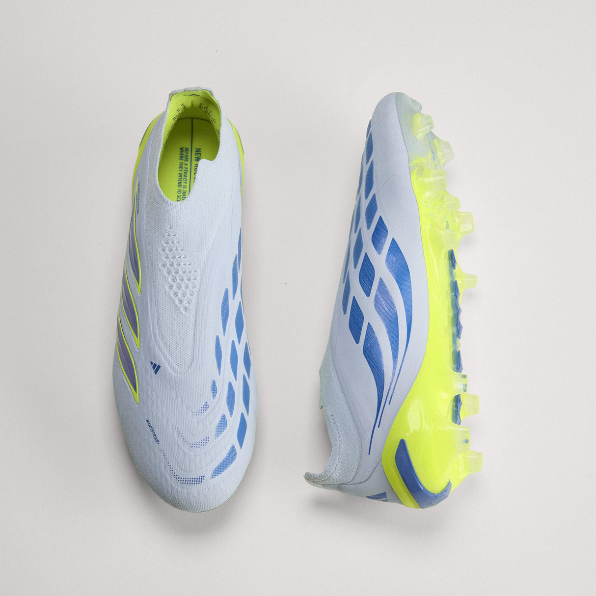 adidas Predator Elite Laceless FG Firm Ground Men's Soccer Cleats - Sky/Blue/Yellow - Best Buy Soccer