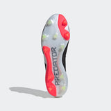 adidas Predator Elite Laceless FG Firm Ground Soccer Cleats - Black/White/Solar Red - Best Buy Soccer