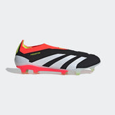 adidas Predator Elite Laceless FG Firm Ground Soccer Cleats - Black/White/Solar Red - Best Buy Soccer