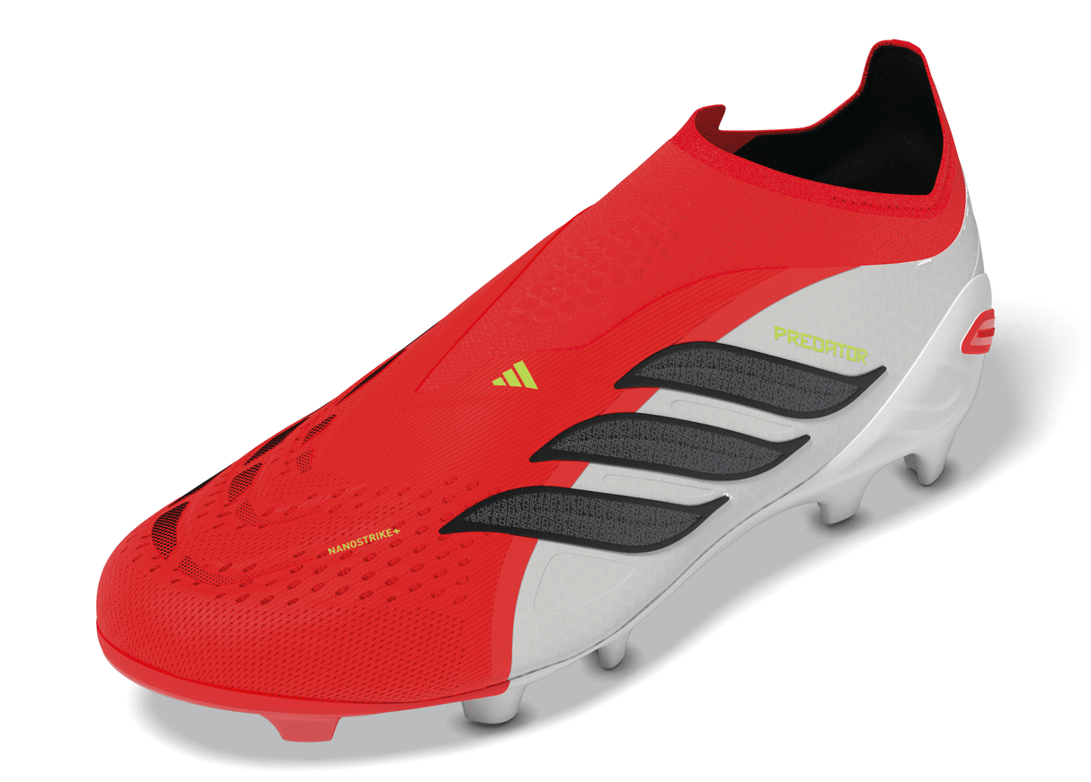adidas Predator Elite Laceless FG Firm Ground Youth Soccer Cleats - Red/Black/White - Best Buy Soccer
