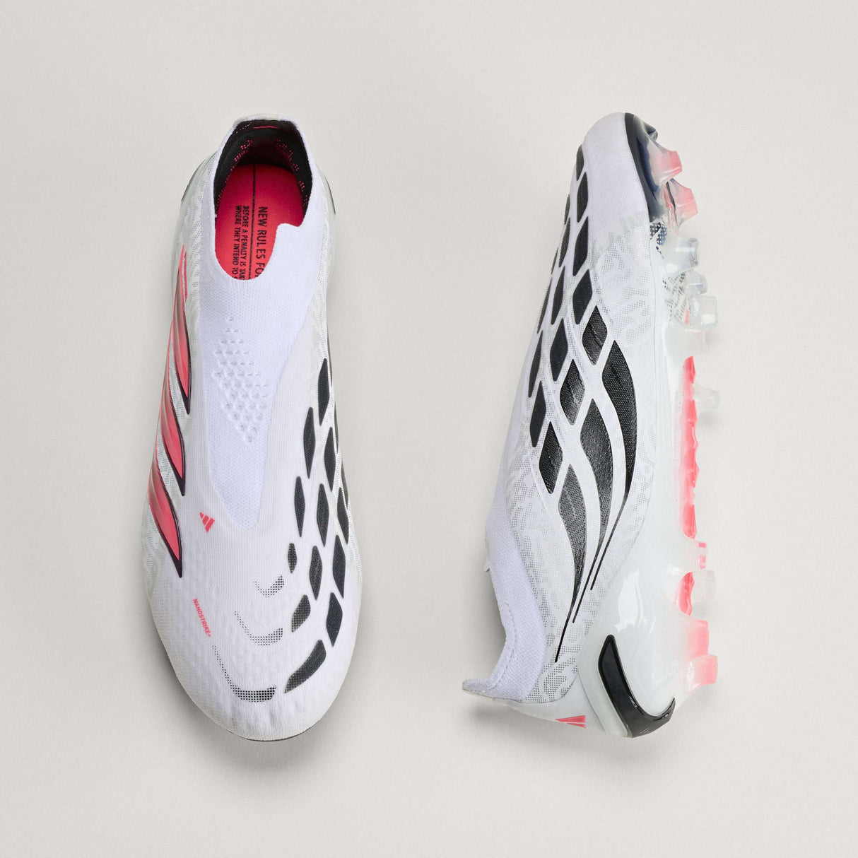 adidas Predator Elite Laceless Firm Ground Men's Soccer Cleats - White/Black - Best Buy Soccer