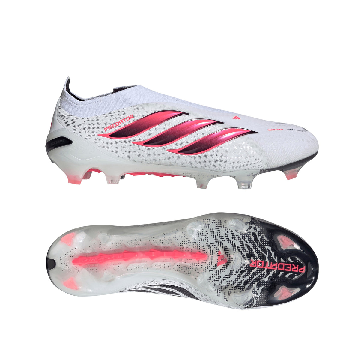 adidas Predator Elite Laceless Firm Ground Men's Soccer Cleats - White/Black - Best Buy Soccer