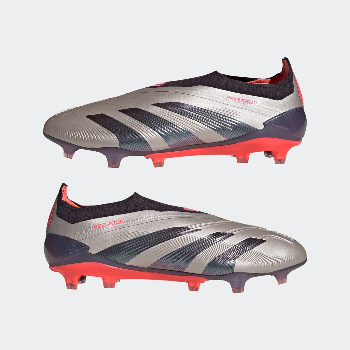 adidas Predator Elite LL FG Laceless Firm Ground Soccer Cleats - Platin Metallic/Black/Carbon - Best Buy Soccer