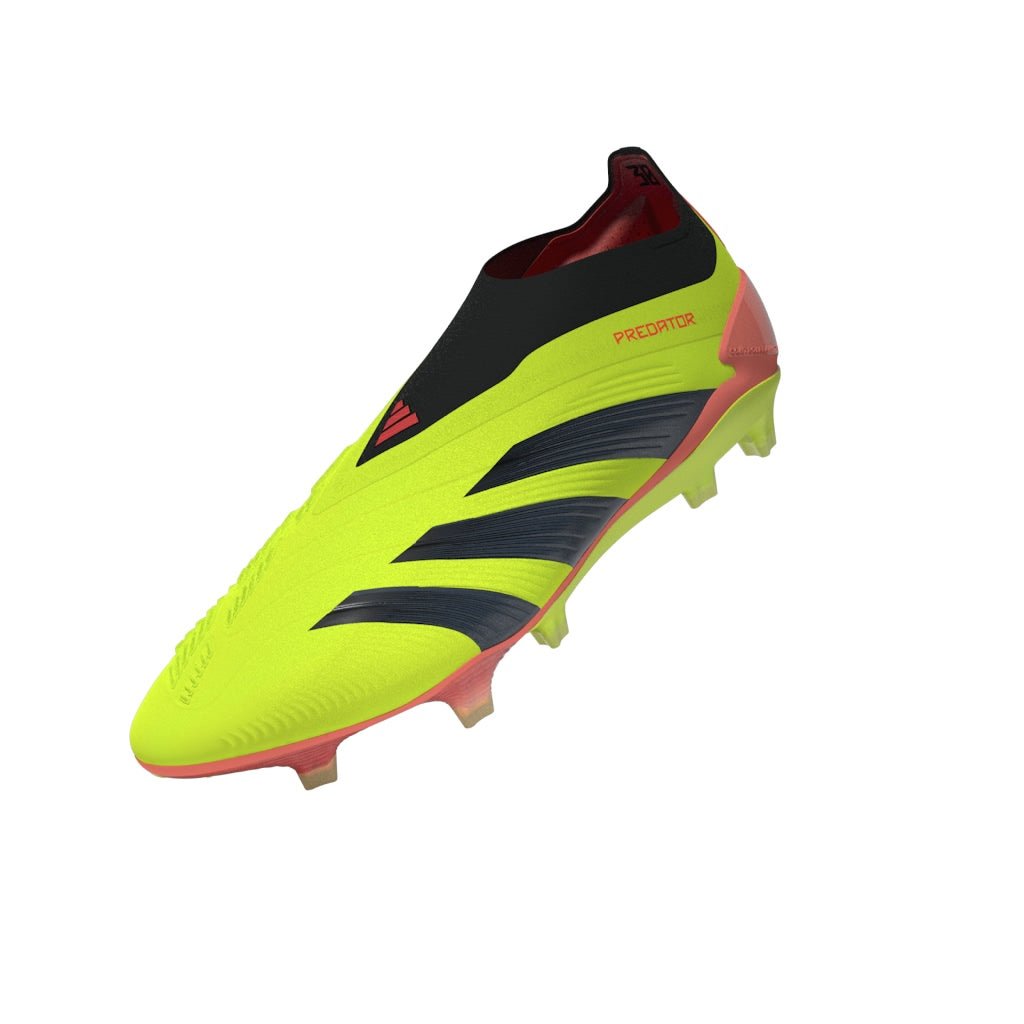 adidas Predator Elite LL FG Laceless Firm Ground Soccer Cleats - Solar Yellow/Black/Solar Red - Best Buy Soccer