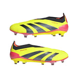 adidas Predator Elite LL FG Laceless Firm Ground Soccer Cleats - Solar Yellow/Black/Solar Red - Best Buy Soccer