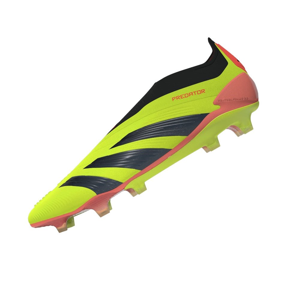 adidas Predator Elite LL FG Laceless Firm Ground Soccer Cleats - Solar Yellow/Black/Solar Red - Best Buy Soccer