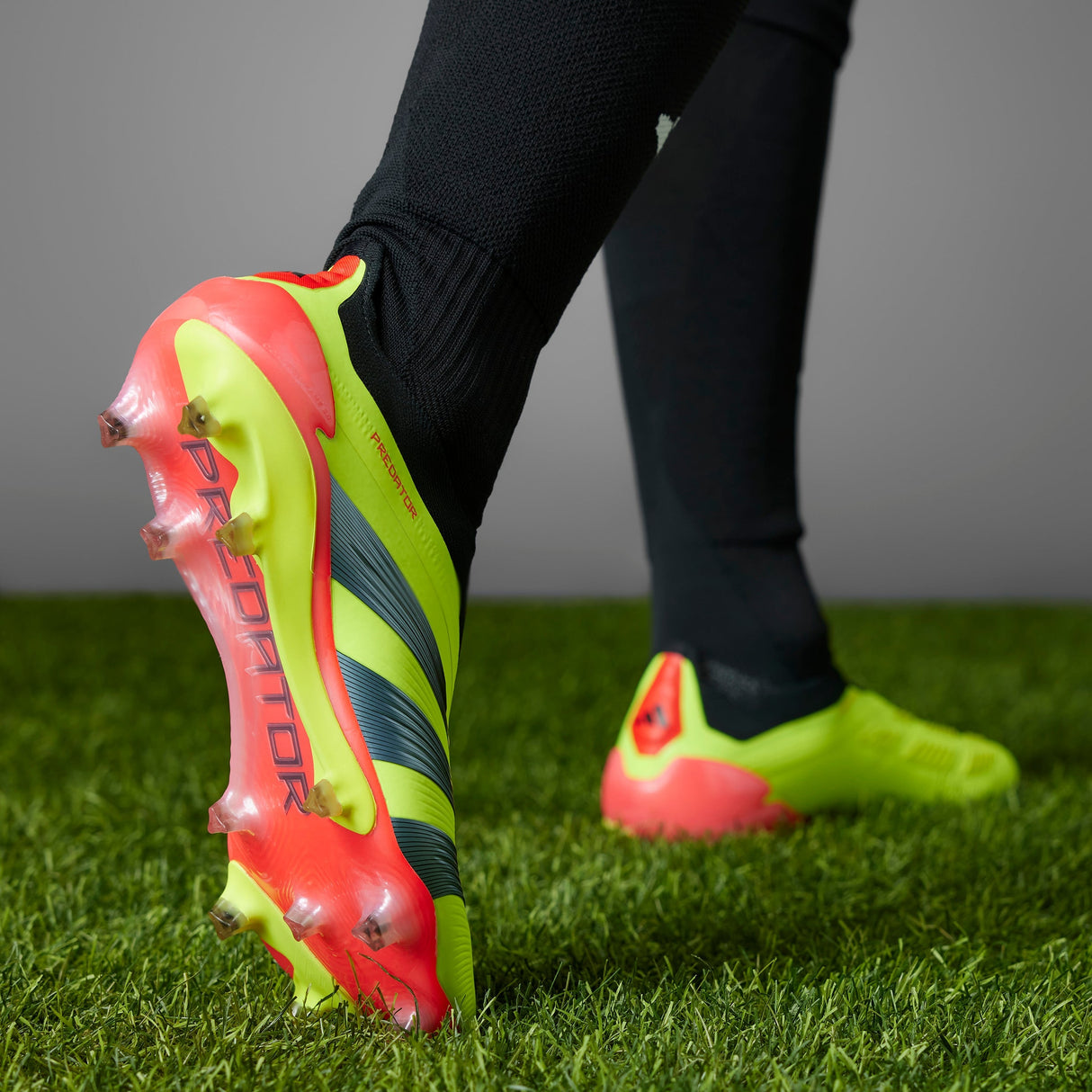 adidas Predator Elite LL FG Laceless Firm Ground Soccer Cleats - Solar Yellow/Black/Solar Red - Best Buy Soccer