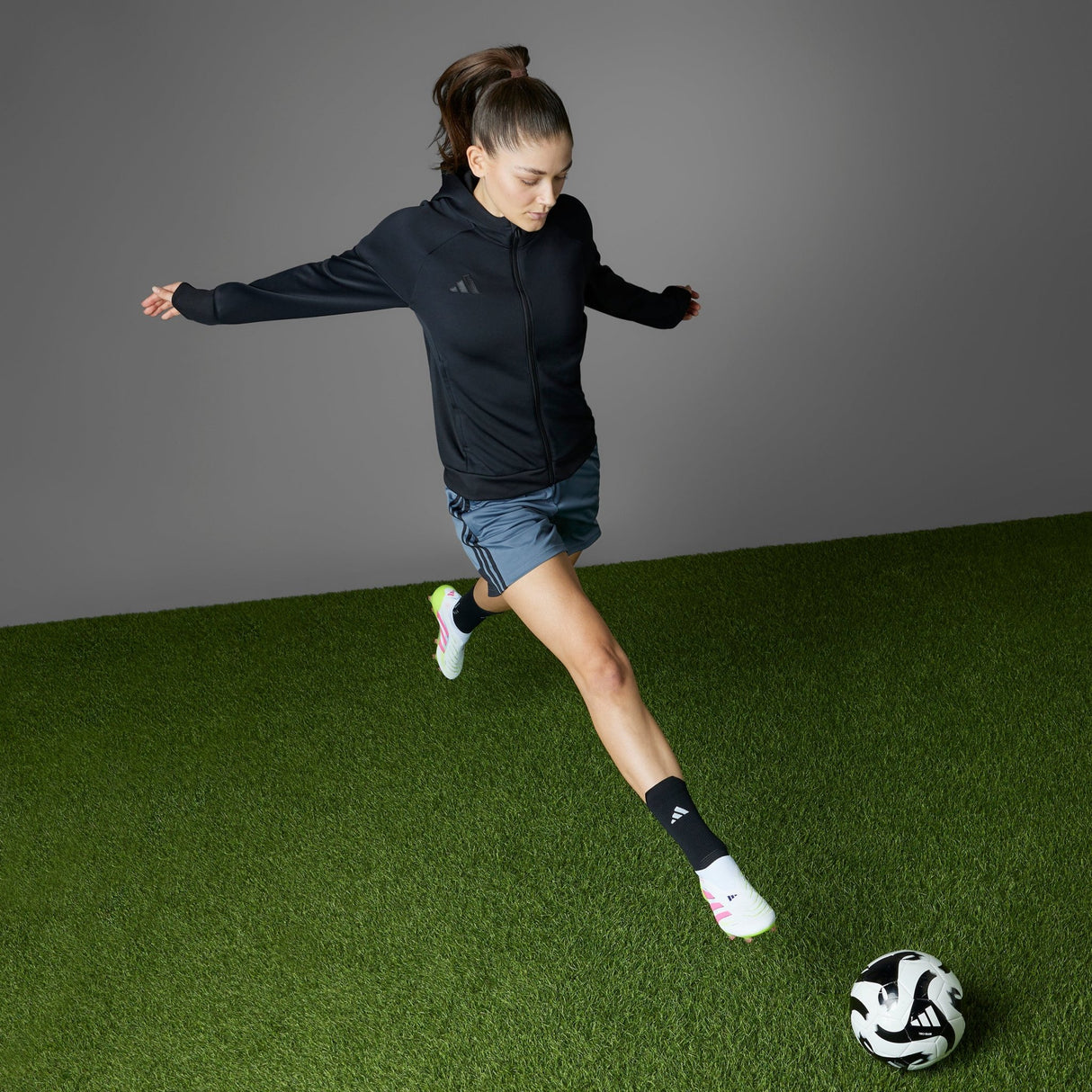 adidas Predator Elite LL FG Laceless Firm Ground Soccer Cleats - White/Lucid Pink/Lucid Lemon - Best Buy Soccer