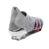 adidas Predator Freak 1 FG Firm Ground Soccer Cleats - Silver Metallic/Black/Scarlet - Best Buy Soccer