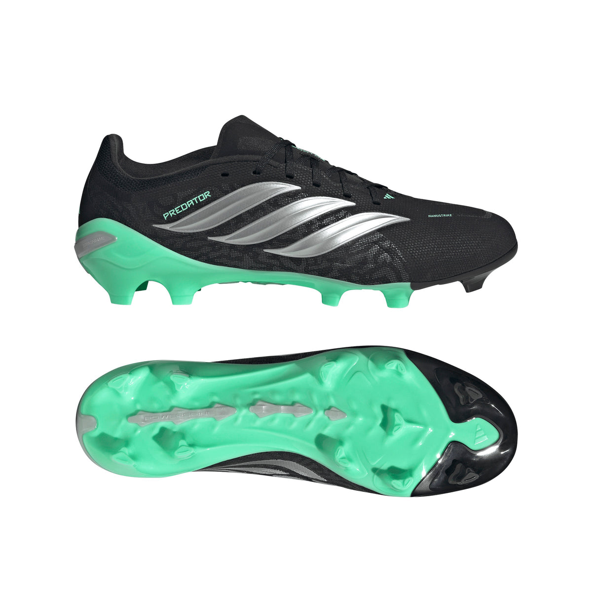 adidas Predator League FG Firm Ground Men's Soccer Cleats - Black/Silver/Mint - Best Buy Soccer