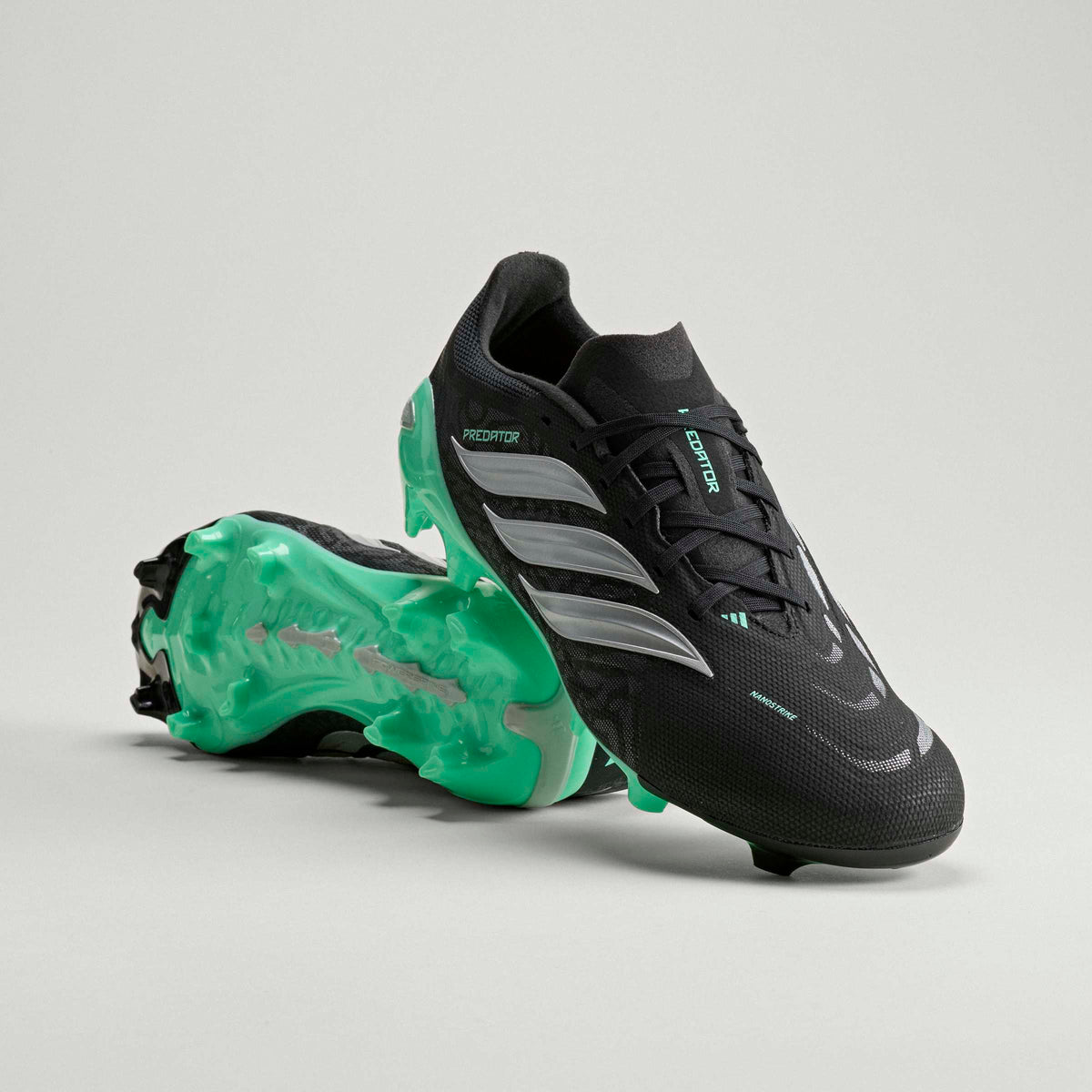 adidas Predator League FG Firm Ground Men's Soccer Cleats - Black/Silver/Mint - Best Buy Soccer