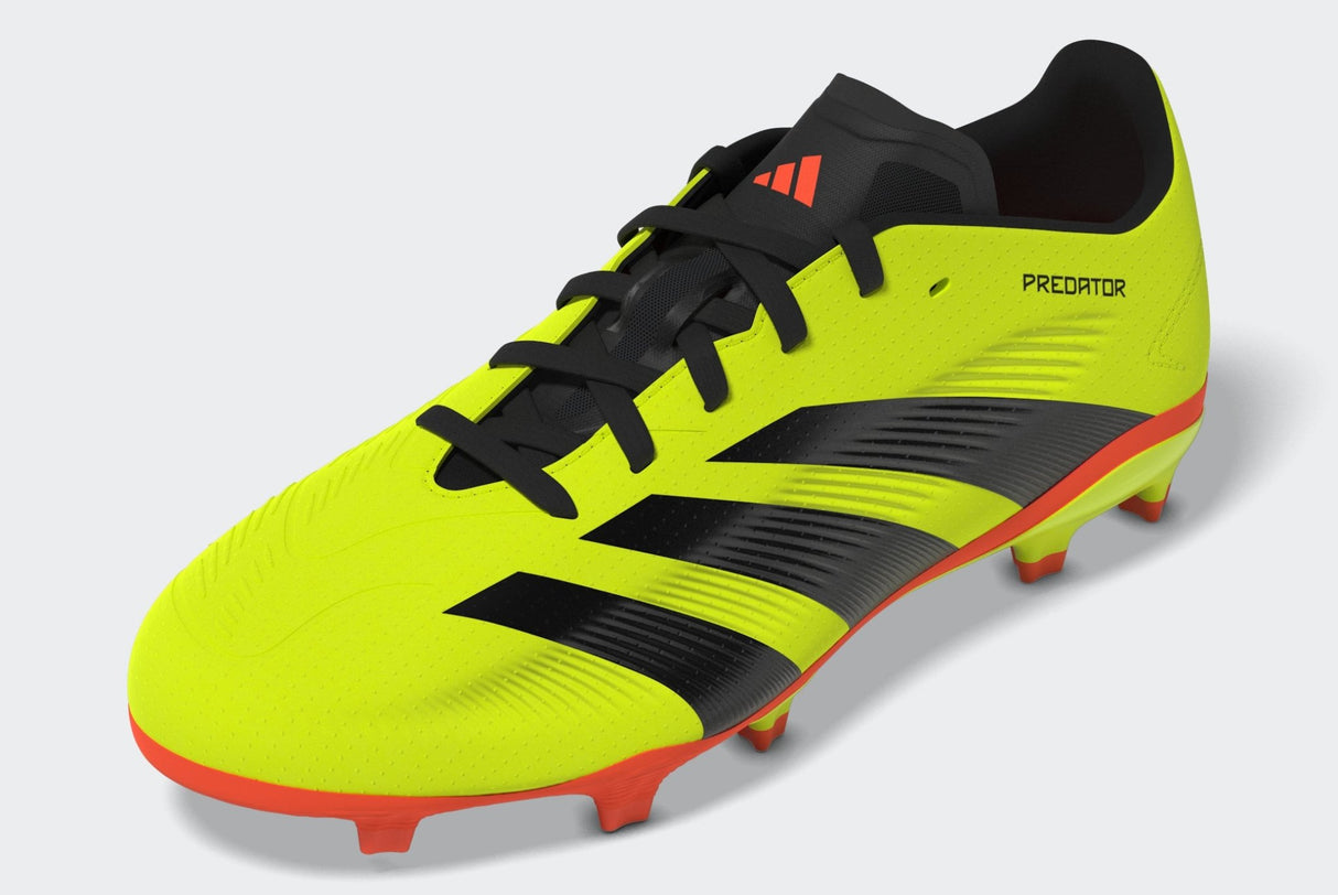 adidas Predator League FG J Firm Ground Soccer Cleats Team Solar Yellow/Black/Solar Red - Best Buy Soccer