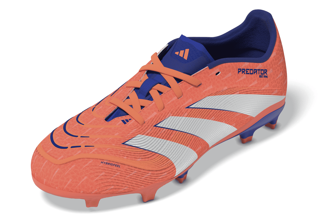 adidas Predator League FG/MG Youth Soccer Cleats - Orange/White - Best Buy Soccer