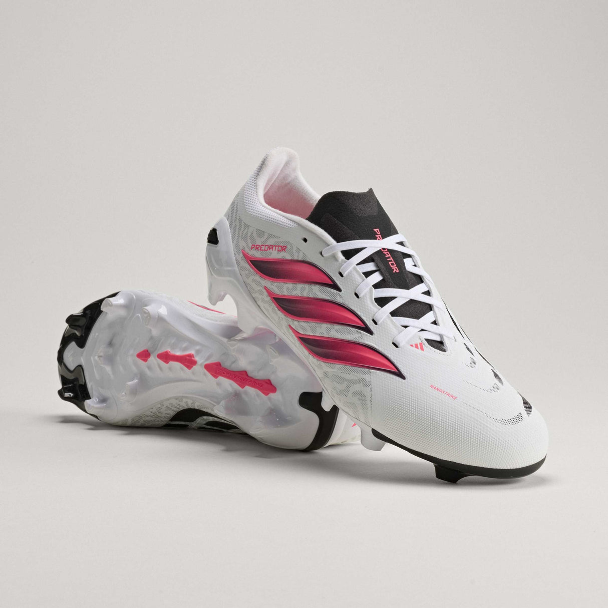 adidas Predator League Firm Ground Men's Soccer Cleats - White/Black - Best Buy Soccer