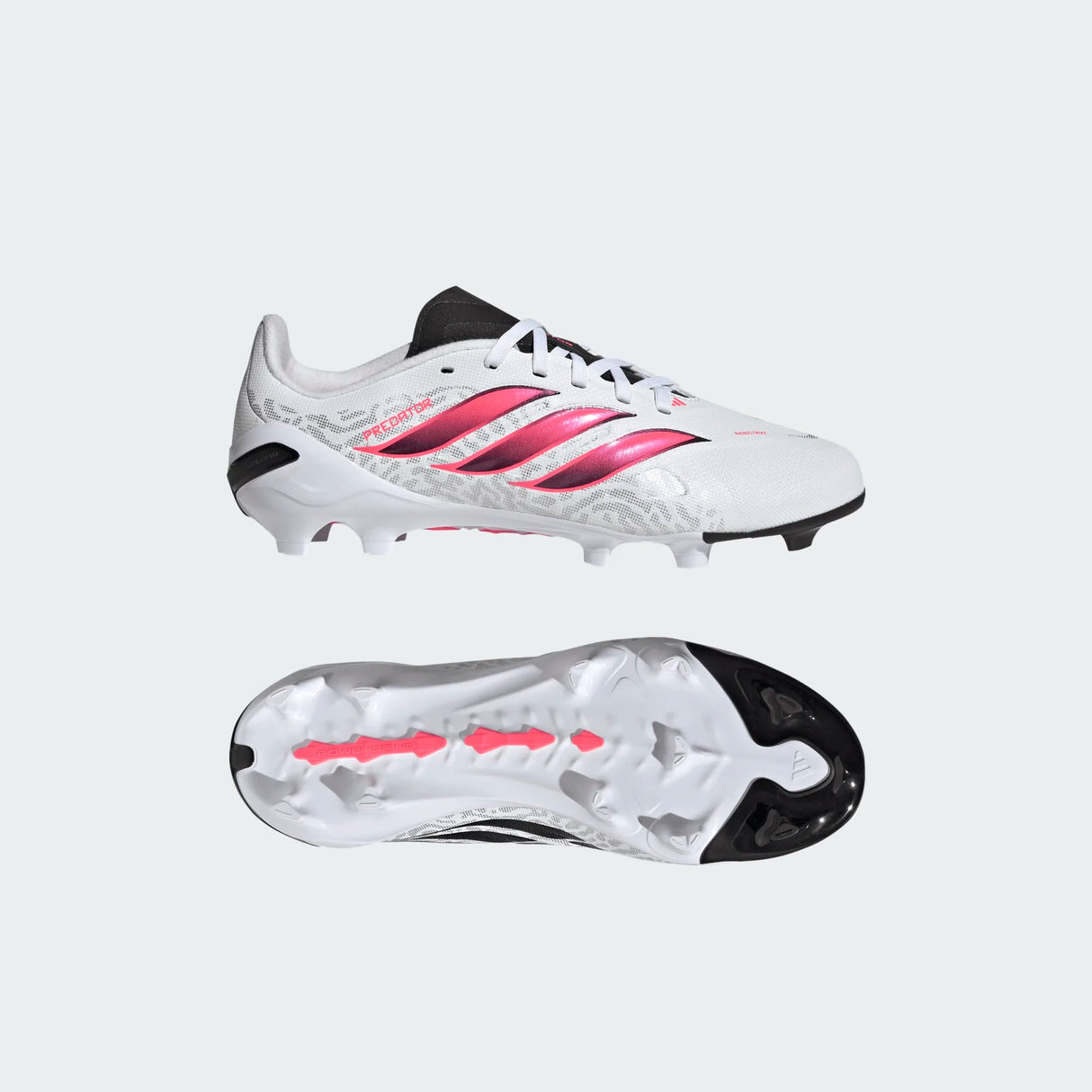 adidas Predator League Firm Ground Youth Soccer Cleats - White/Black - Best Buy Soccer