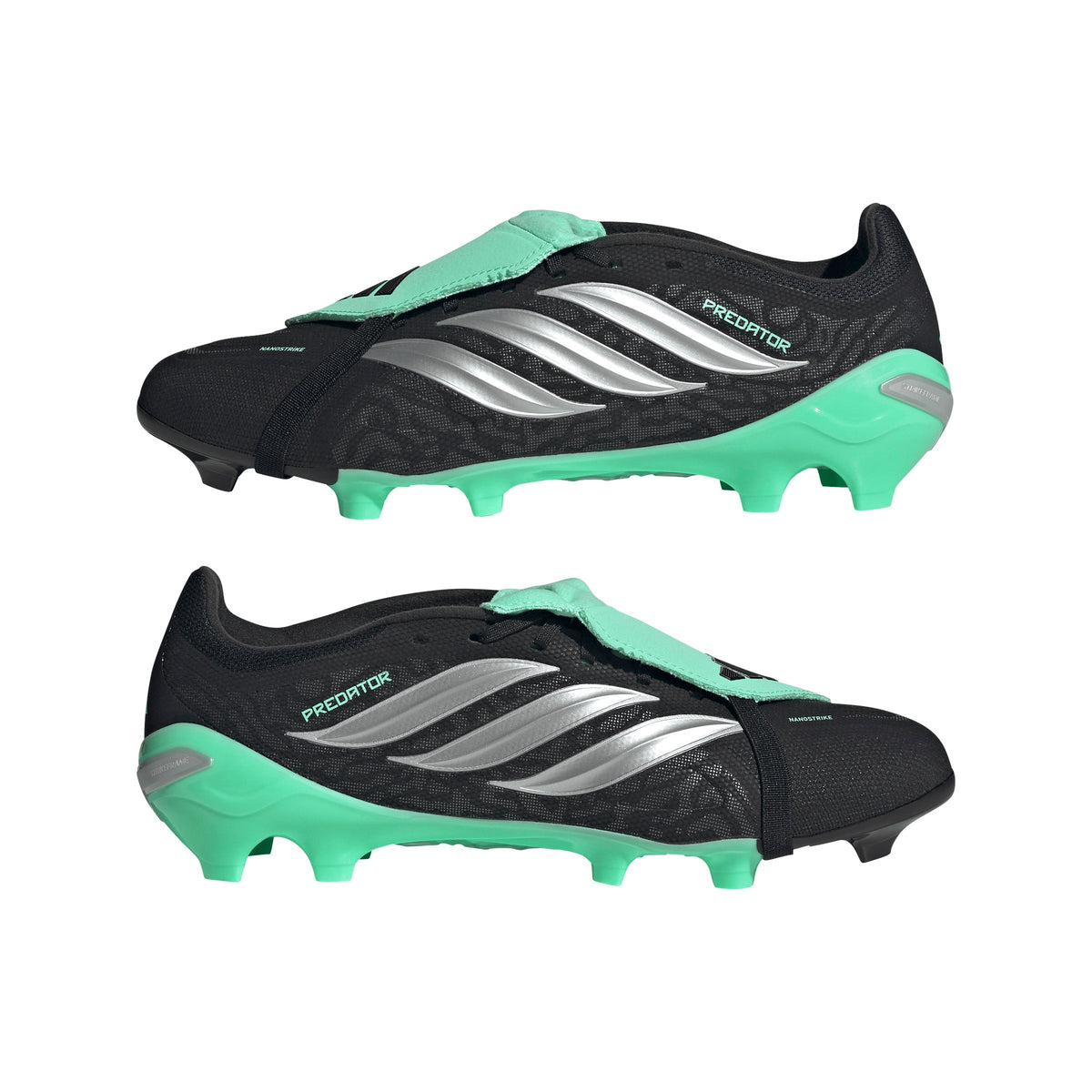 adidas Predator League Fold-Over Tongue FG Firm Ground Men's Soccer Cleats - Black/Silver/Mint - Best Buy Soccer