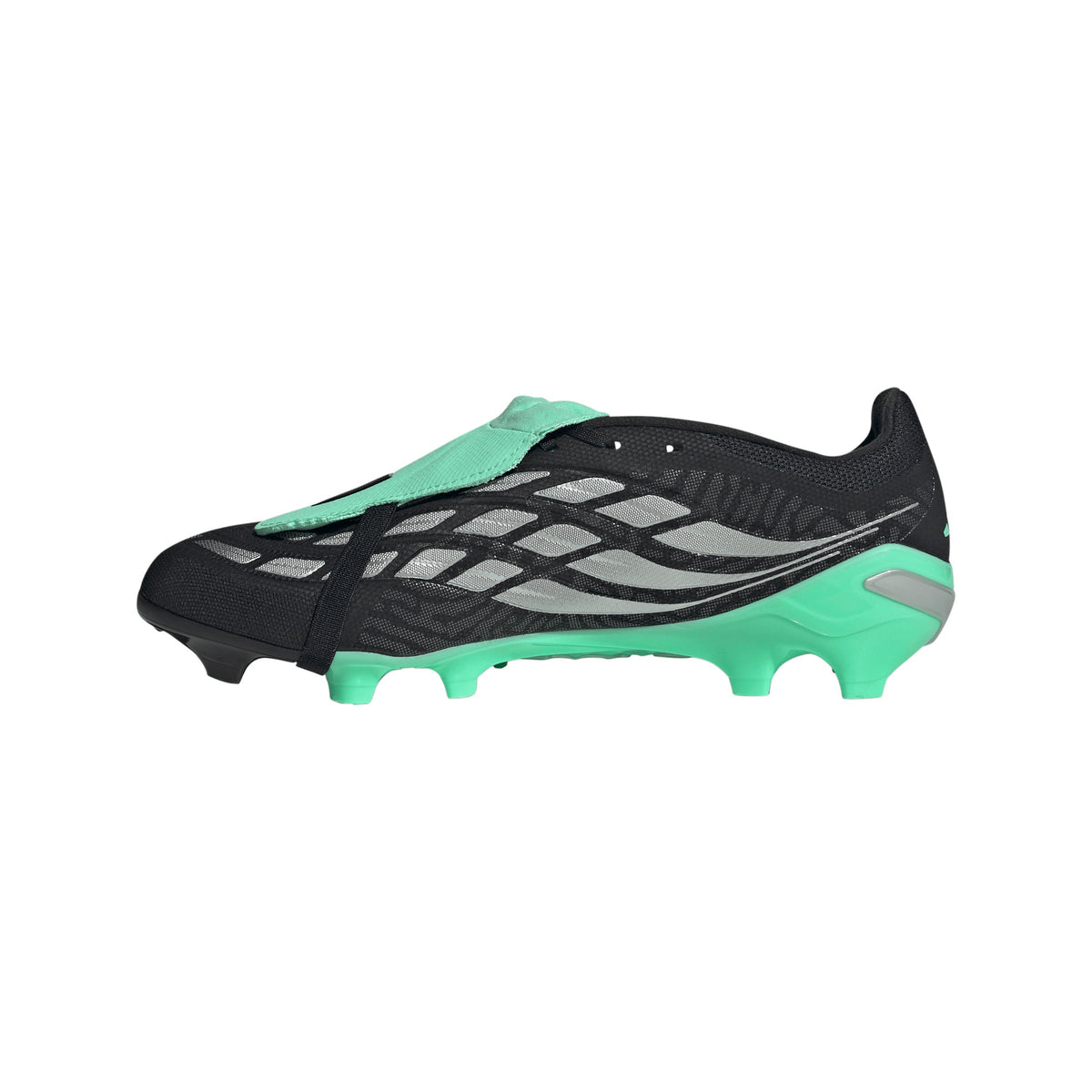 adidas Predator League Fold-Over Tongue FG Firm Ground Men's Soccer Cleats - Black/Silver/Mint - Best Buy Soccer